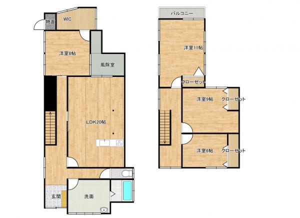 detached 福井県勝山市元町２丁目 地図を見る