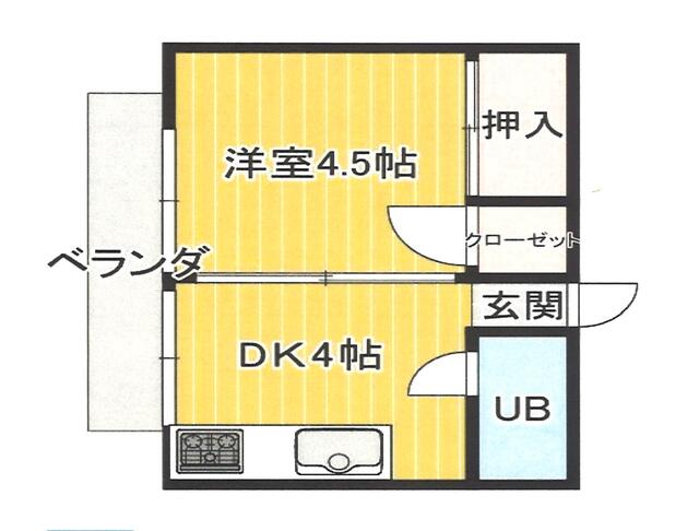 間取り図／平面図（左右対称の部屋あり）