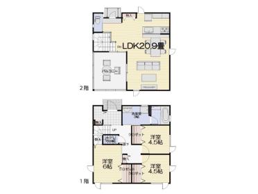 detached 山梨県中巨摩郡昭和町河東中島 地図を見る