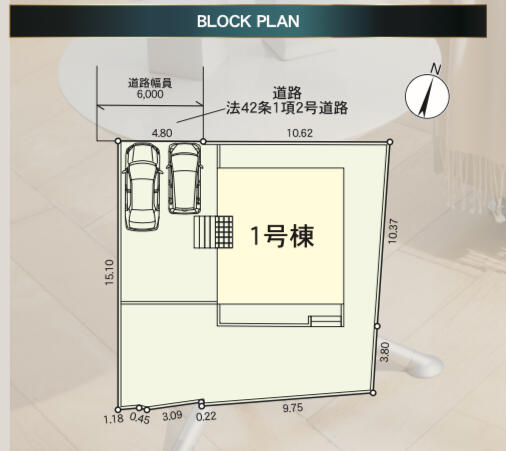 detached 山梨県中巨摩郡昭和町築地新居 地図を見る
