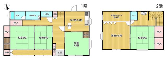 detached 山梨県南巨摩郡南部町楮根