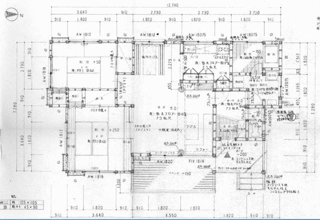 増築前の図面です。