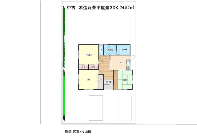detached 山梨県西八代郡市川三郷町市川大門 地図を見る