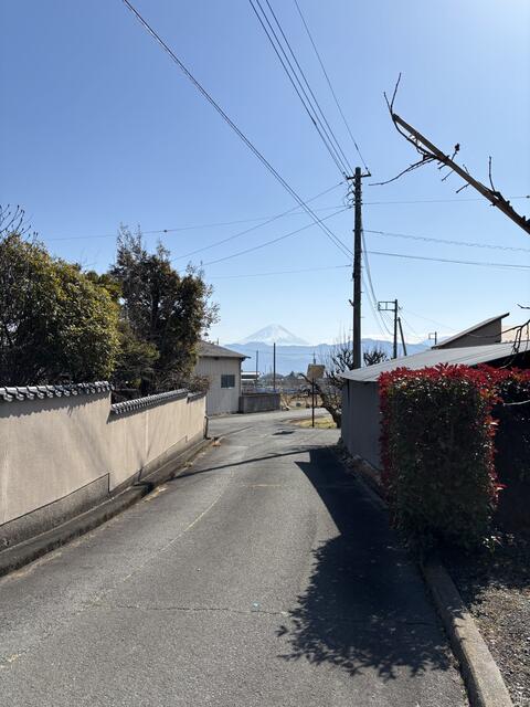 住戸からの眺望／敷地から綺麗に富士山が望めます。