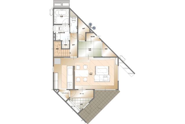 detached 山梨県富士吉田市小明見１丁目 地図を見る