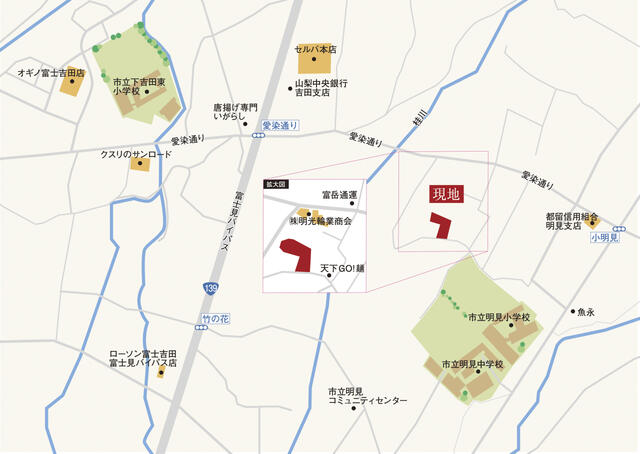 detached 山梨県富士吉田市小明見１丁目 地図を見る