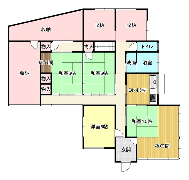 detached 山梨県大月市賑岡町岩殿