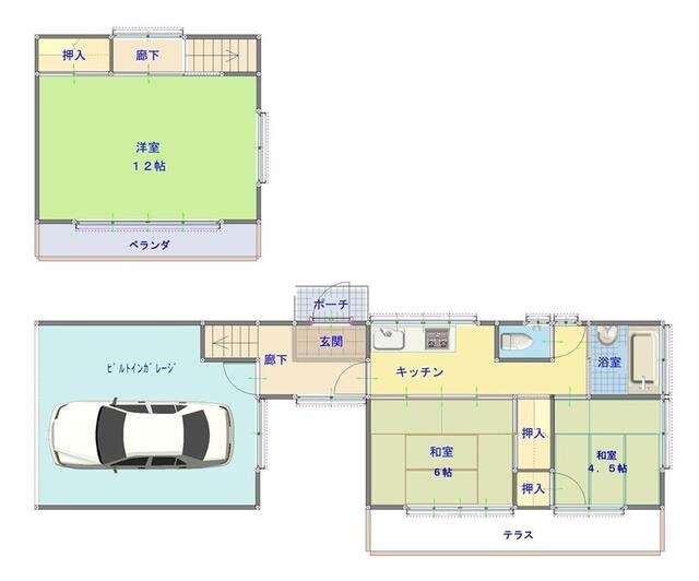 detached 長野県南佐久郡南牧村大字板橋 地図を見る
