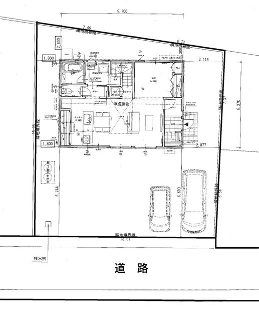 detached 山梨県中巨摩郡昭和町押越 地図を見る