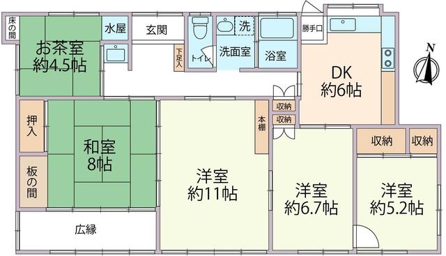 detached 山梨県甲府市富士見１丁目 地図を見る