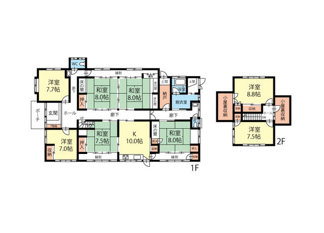 長野県安曇野市の一戸建て | 1950万円 | 8DK | 1158.71m² | Akiyama house finder