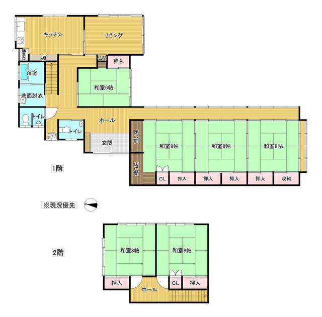 detached 長野県上伊那郡箕輪町大字中箕輪 地図を見る
