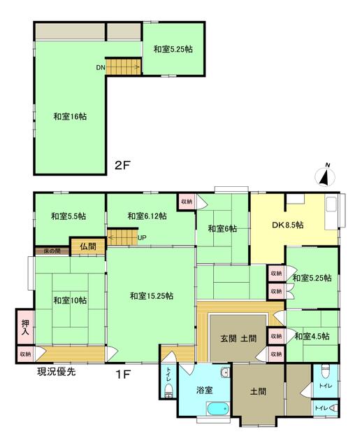 detached 長野県飯山市大字照岡 地図を見る