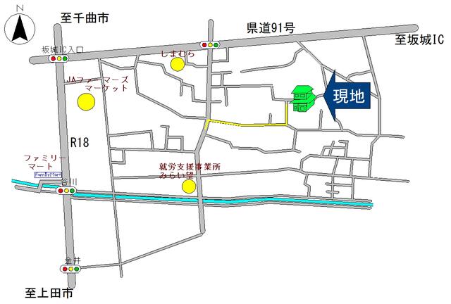 detached 長野県埴科郡坂城町大字中之条 地図を見る