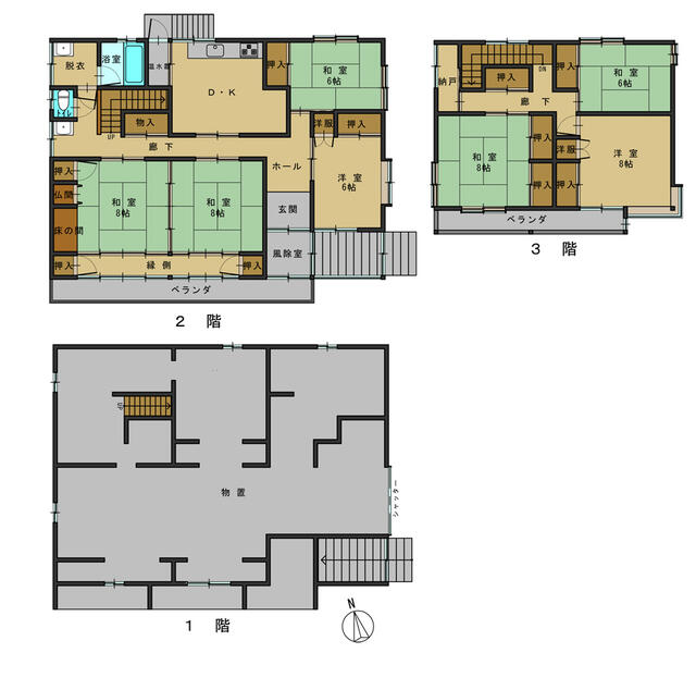 detached 長野県飯山市大字静間 地図を見る