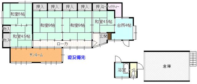 detached 長野県下伊那郡豊丘村大字神稲 地図を見る