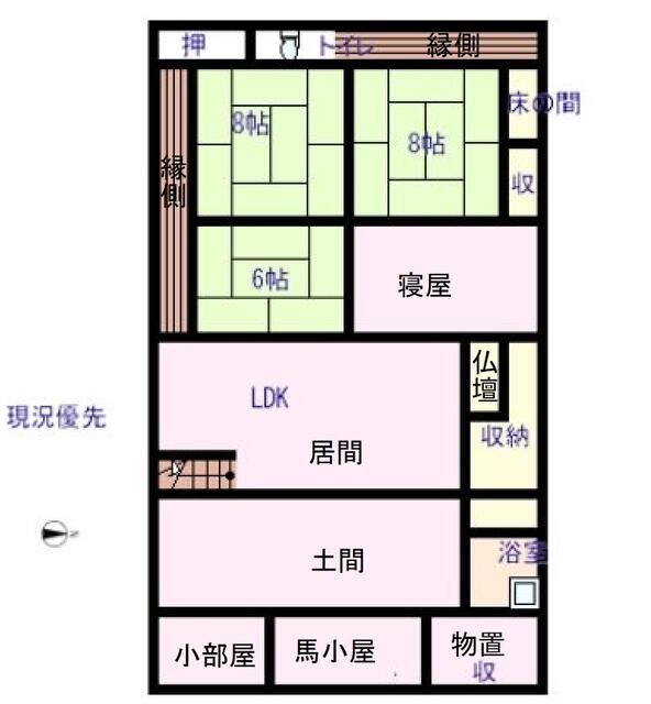 detached 長野県長野市信州新町山上条 地図を見る