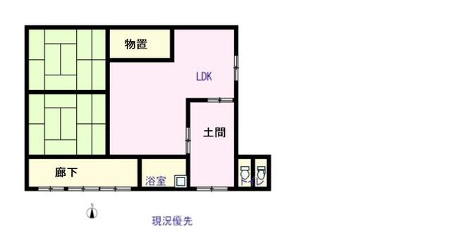 detached 長野県長野市鬼無里日影 地図を見る