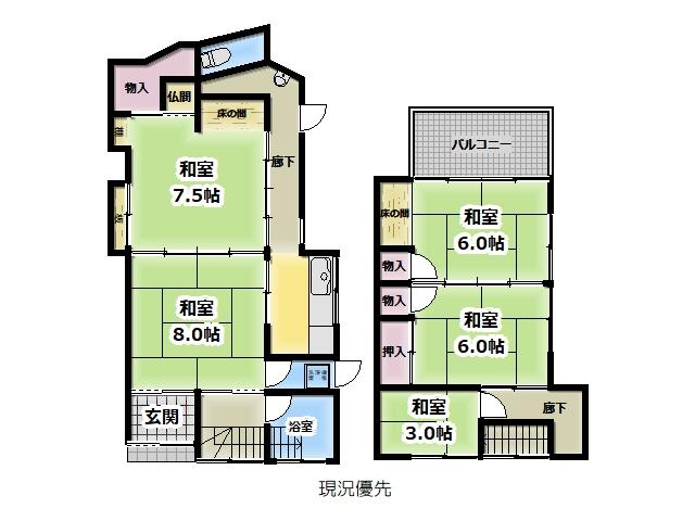 house for sale in Suzaka, Nagano | ¥5,500,000 | 5K | Akiyama house fi…