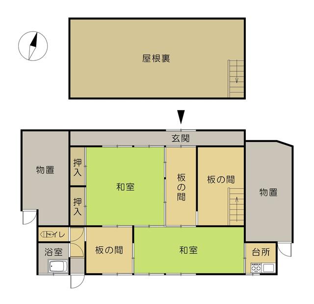 detached 長野県長野市中条住良木 地図を見る