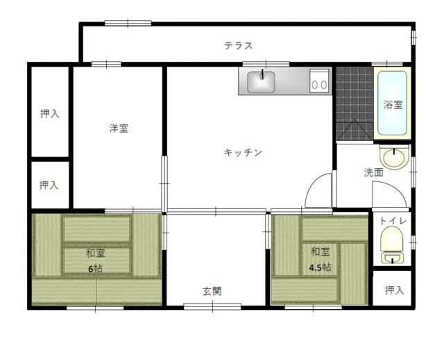 detached 岐阜県郡上市八幡町小那比 地図を見る