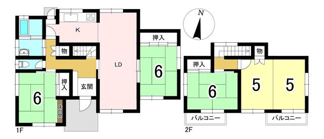 house for sale in 加茂郡坂祝町, Gifu | ¥6,200,000 | 5LDK | Akiyama house fi…