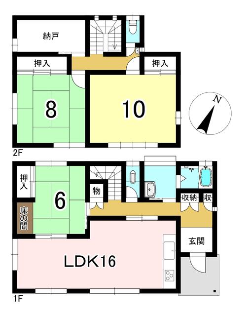 岐阜県美濃加茂市の一戸建て | 760万円 | 3SLDK | 244m² | Akiyama house finder