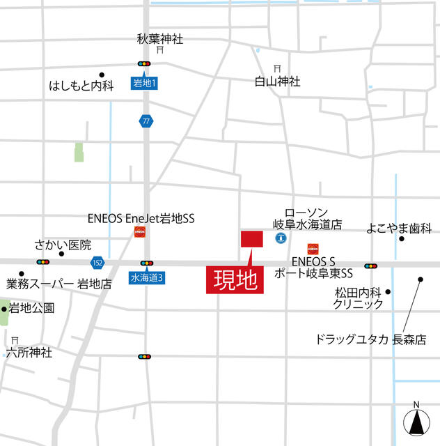 detached 岐阜県瑞穂市穂積 地図を見る