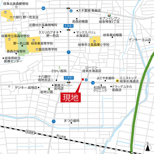 detached 岐阜県瑞穂市穂積 地図を見る