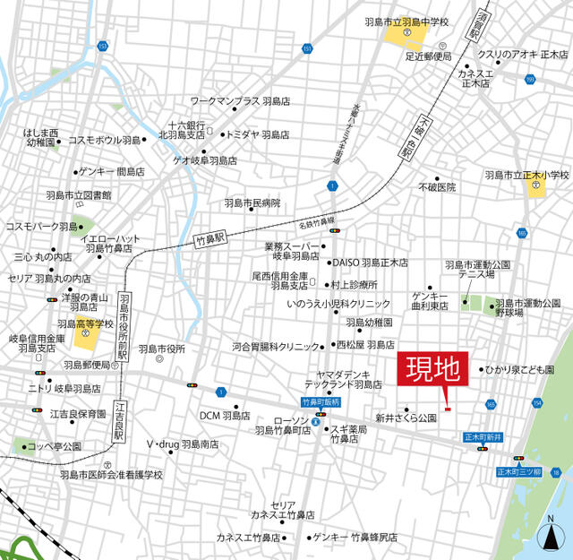 detached 岐阜県羽島市正木町新井 地図を見る