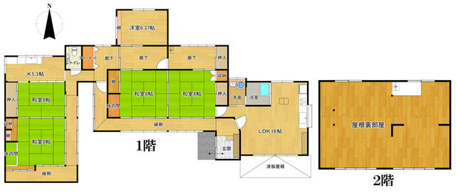 detached 岐阜県中津川市苗木 地図を見る