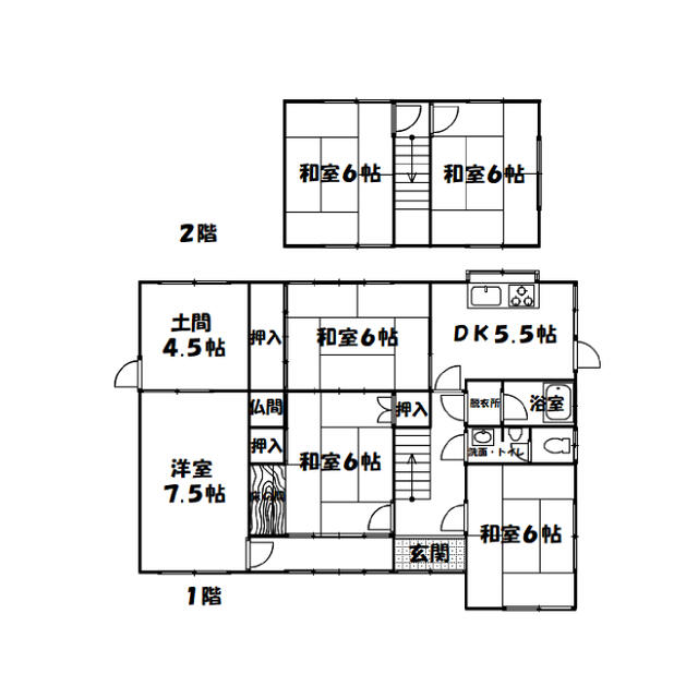 detached 岐阜県山県市高富 地図を見る