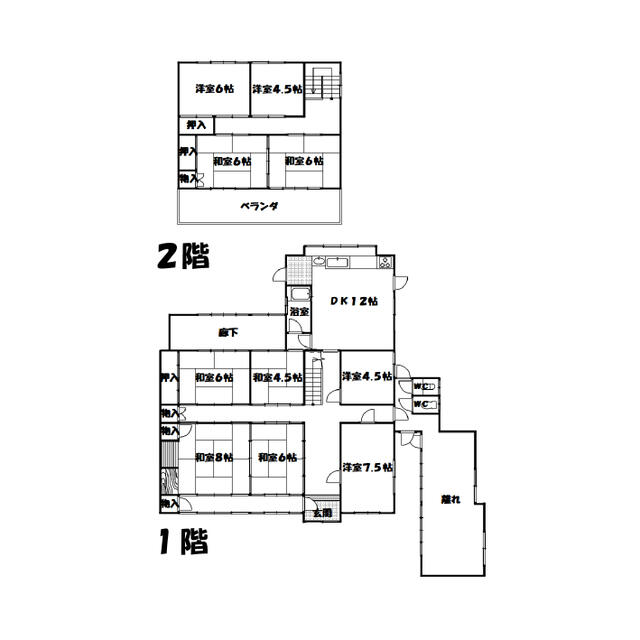 detached 岐阜県山県市大桑 地図を見る