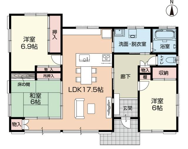 detached 岐阜県各務原市松が丘６丁目