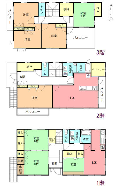 愛知県一宮市の一戸建て | 4500万円 | 7SLDK | 292.66m² | Akiyama house finder