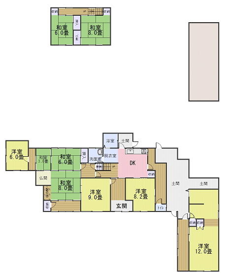 detached 岐阜県揖斐郡大野町大字大野 地図を見る
