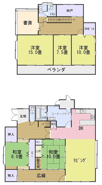 detached 岐阜県揖斐郡大野町大字黒野 地図を見る