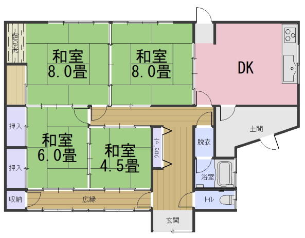 detached 岐阜県揖斐郡大野町大字黒野 地図を見る