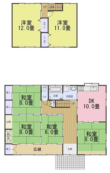 detached 岐阜県安八郡神戸町大字西座倉 地図を見る