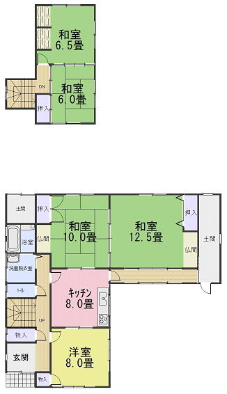 detached 岐阜県揖斐郡揖斐川町上ミ野 地図を見る