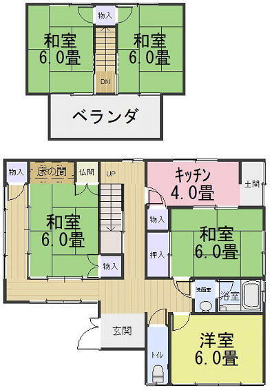 detached 岐阜県揖斐郡大野町大字大野 地図を見る