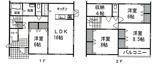 detached 岐阜県本巣市下真桑 地図を見る