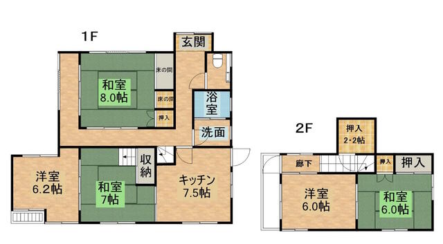 detached 岐阜県多治見市滝呂町１６丁目