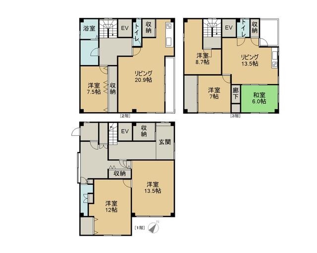岐阜県土岐市の一戸建て | 4500万円 | 7SLDK | 378.35m² | Akiyama house finder