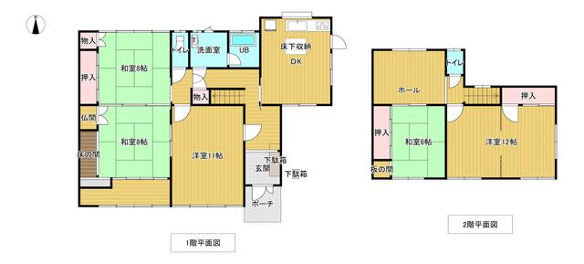 detached 岐阜県安八郡神戸町大字南方 地図を見る