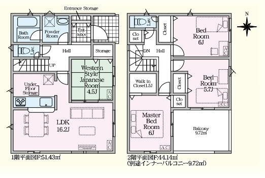 detached 岐阜県羽島郡岐南町薬師寺７丁目 地図を見る