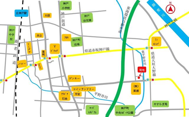 detached 岐阜県安八郡神戸町大字下宮 地図を見る