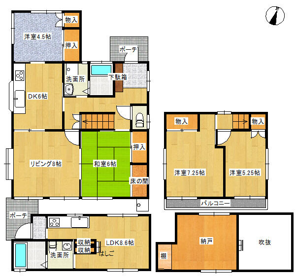 detached 岐阜県各務原市新鵜沼台１丁目