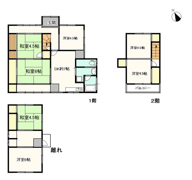 detached 岐阜県不破郡関ケ原町大字関ケ原陣場野 地図を見る