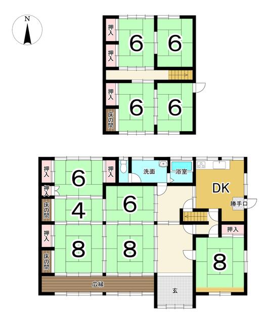 detached 岐阜県安八郡輪之内町塩喰 地図を見る
